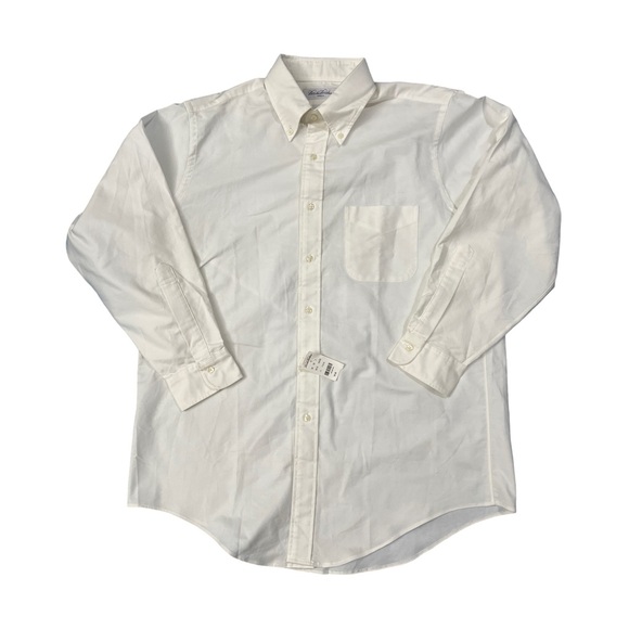 Brooks Brothers Men’s white dress shirt Oxford cloth button down 16-32 NEW - Picture 3 of 9